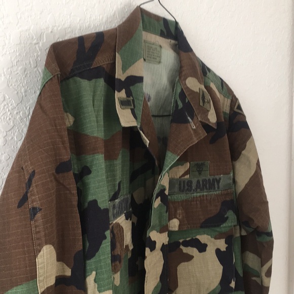 Men U.S. ARMY JACKET SIZE MEDIUM LONG - Picture 3 of 8